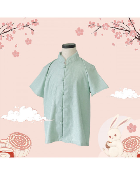 Lungxi Qipao Shirt Mint Size 6-8 years