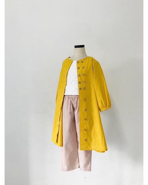 Hakata Dress Outer Mustard Kids Size 2-4years