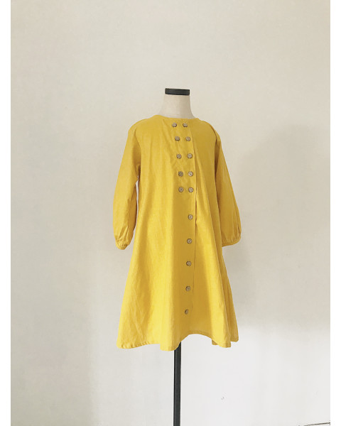 Hakata Dress Outer Mustard Kids Size 6-8years