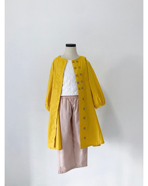 Hakata Dress Outer Mustard Kids Size 6-8years