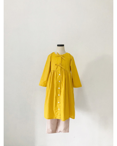 Hakata Dress Outer Mustard Kids Size 10-14years