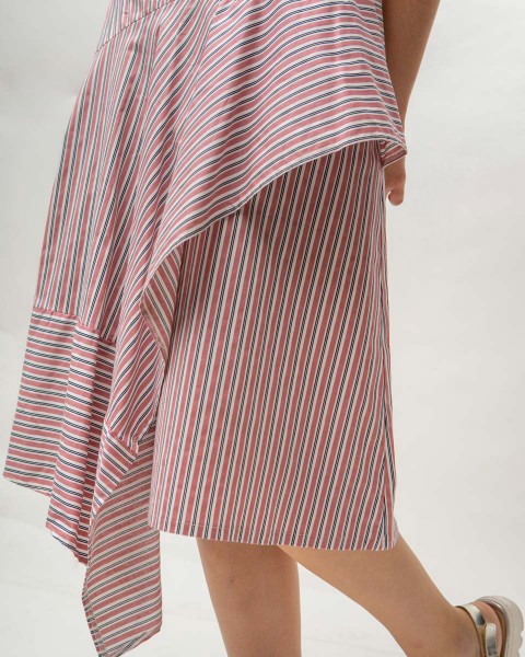 kyve skirt pink stripes