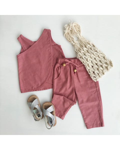 ELLIOT TOP CORAL RED